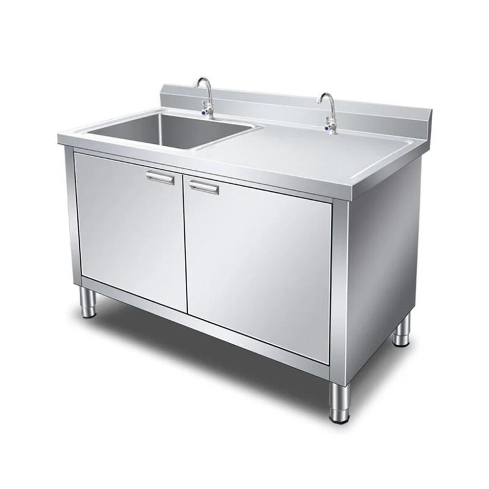 304 Stainless steel sliding door workbench for other hotel & restaurant supplies