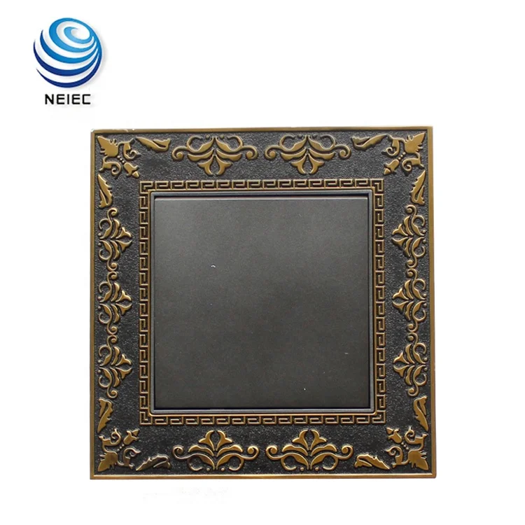 3 gang 1 way Push button electrical swiched socket