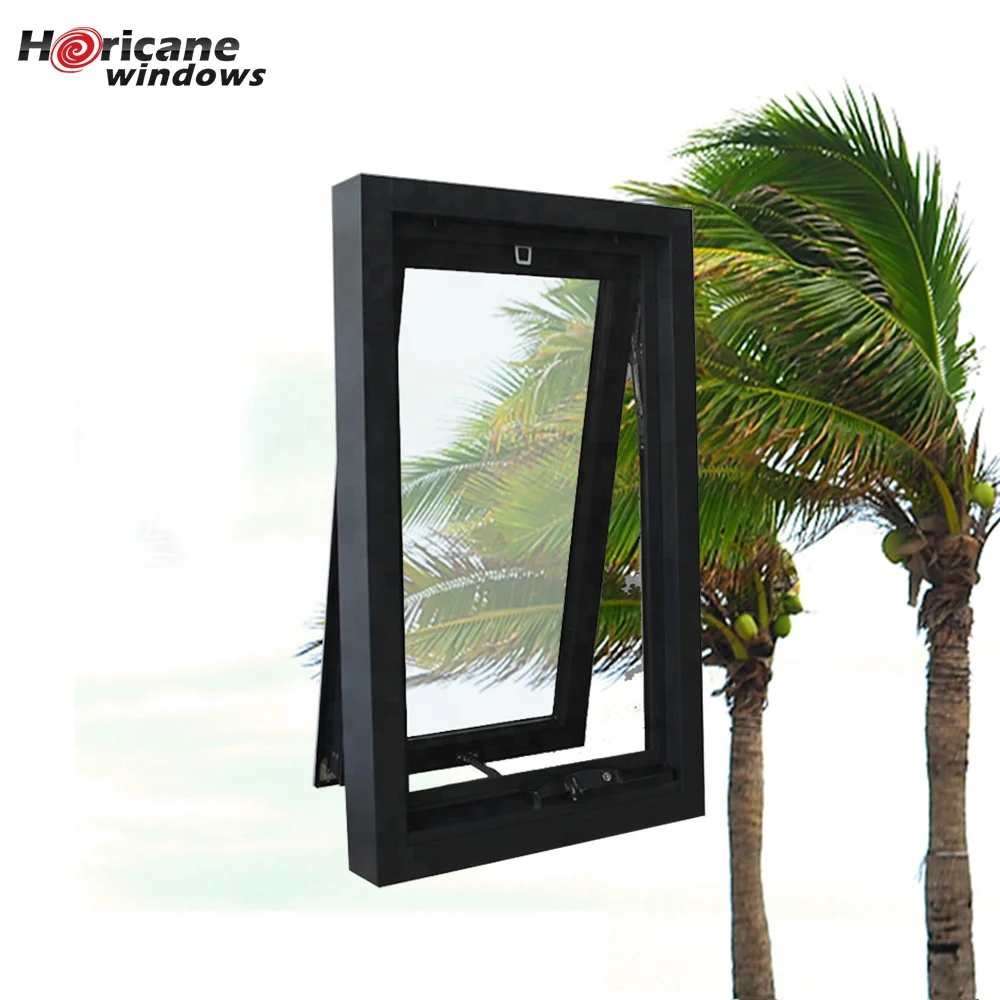 Утвержденное во Флориде окно для дома ураган вилла ручной алюминиевый тент Окно