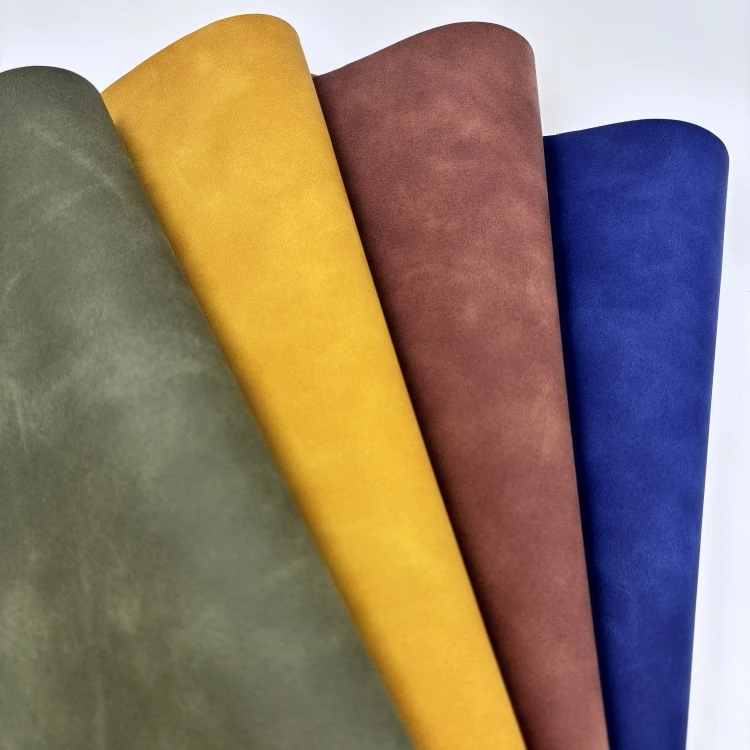 Хит продаж дизайнерская замша с принтом из искусственной кожи рулон на дворе Ecoleather Rexine кожа