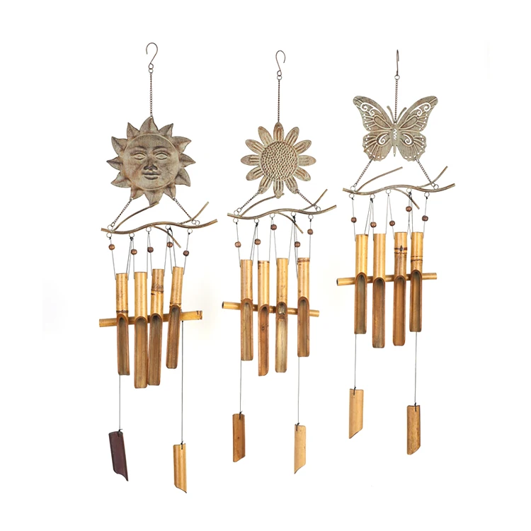 Home Decor metal & bamboo Wind chime Wholesale