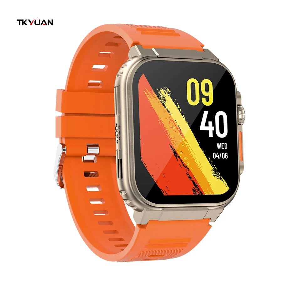 TKYUAN Fashion A70 Smart Watches 2023 Full Screen Touch HD Calling Relojes Inteligentes Sport Mens IP67 Display Smart Watch