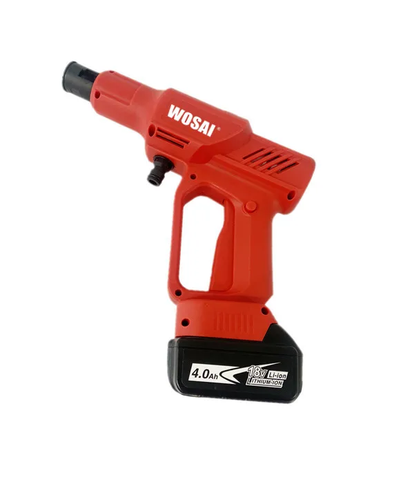 Мощный беспроводной автомобильный мойщик высокого давления 12 В с литиевым аккумулятором