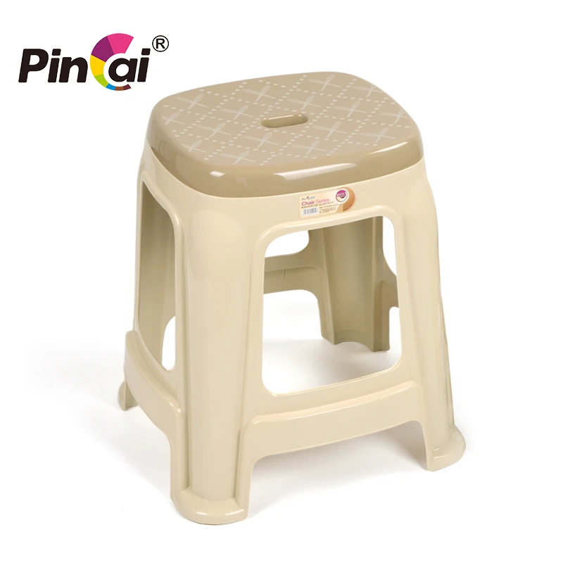 Stool Living Room Furniture Competitive Price Multi-specification Durable Strong Square Stackable Colorful Plastic Modern Carton