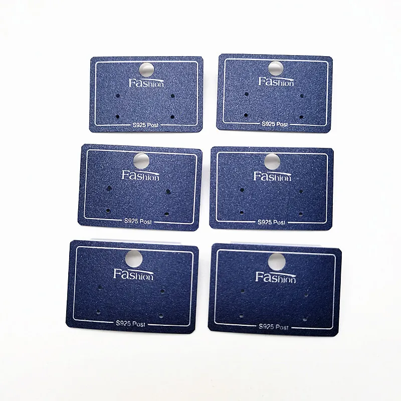 Заводская оптовая продажа Лидер продаж изготовленная на заказ Золотая фольга печать логотипа дисплей карты бумажные ювелирные с крючком