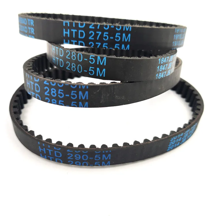 RichWay HTD 280-5M 285-5M  290-5M 295-5M 300-5M width 6mm 9mm 10mm 12 mm 15mm all kinds of Synchronous HTD 5M Timing Belt