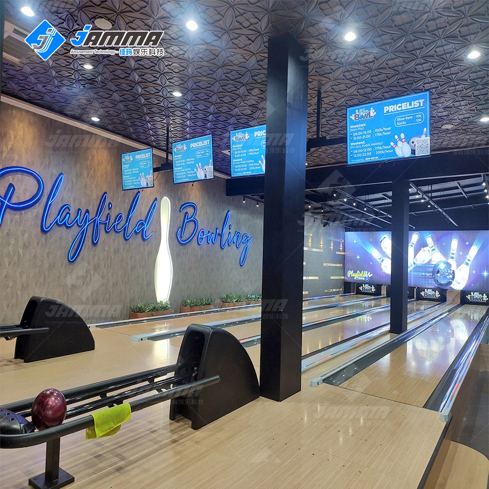 New bowling alley 6-8 bowling lanes equipment Adult Children bowling machine