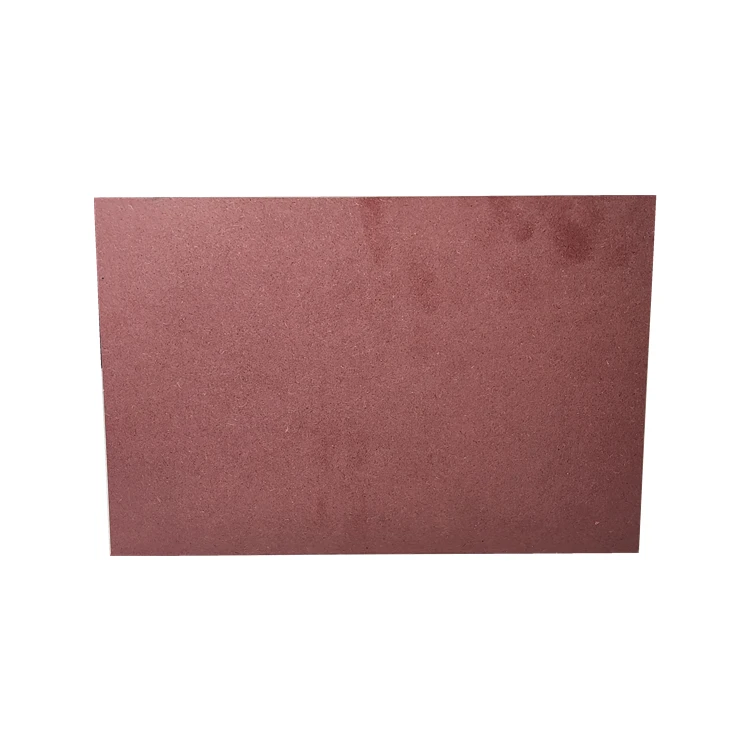 High Density Eco Friendly Red MDF Board Production Fireproof Moisture Resistance 18mm MDF Board