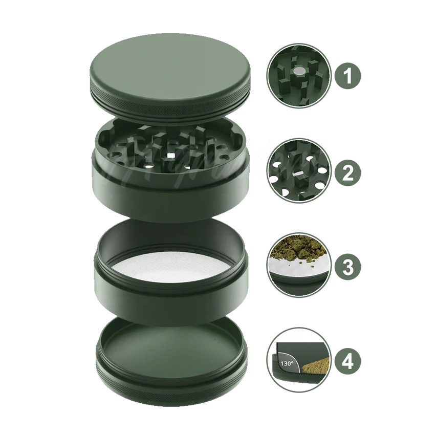  VA grinders Nano Ceramic Herb Grinder Non stick Tobacco