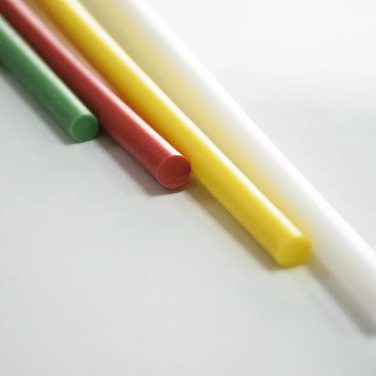 Plastic Bar Virgin PTFE Bar PTFE Rod Chemical resistance T-eflon Rods Cut size Insulators Fluorine Ptfe hose