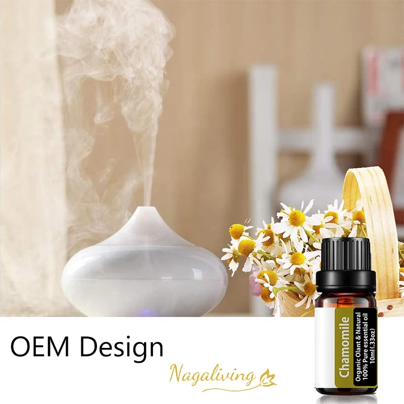 Wholesale perfume diffuser essential oil organic lavender chamomile oil for relief pain and anxiety
