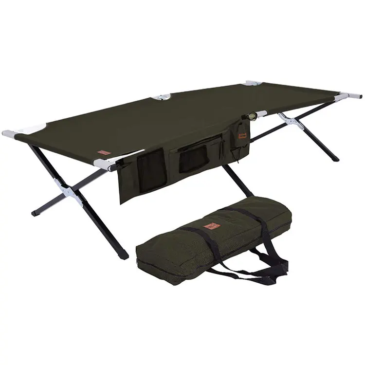 foldable canvas stretcher portable bunk cots folding camping bed