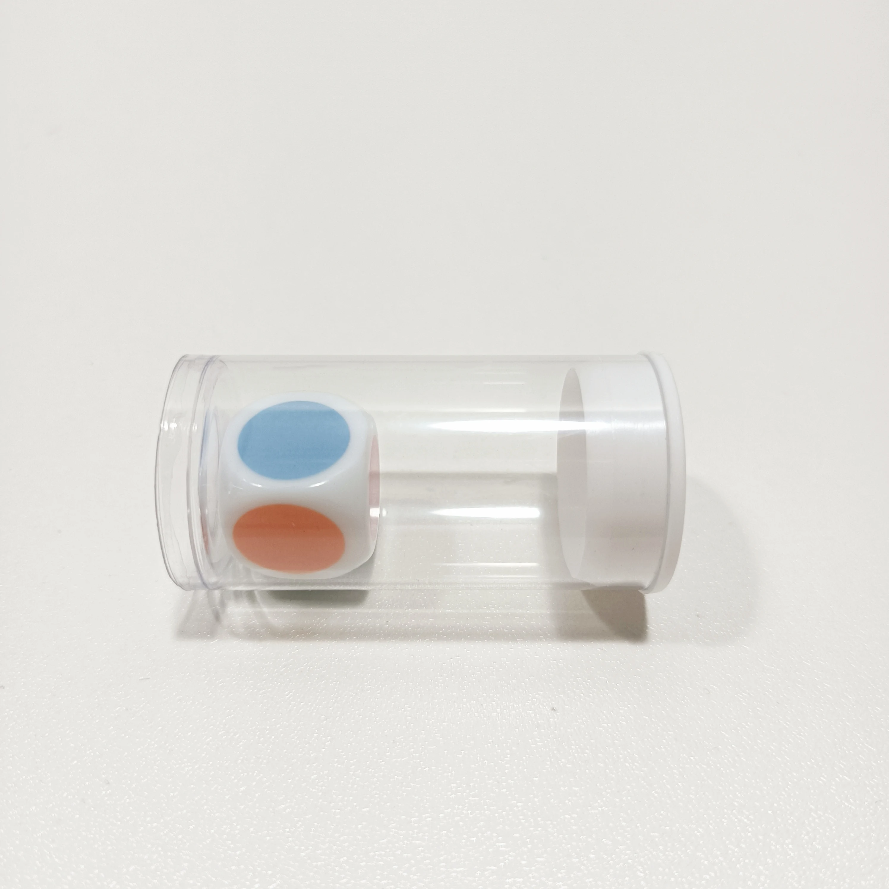 Custom High-end Quality Dice Game With Colored Dots Dice and Tube