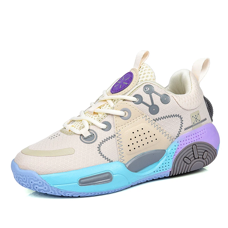 Повседневная обувь модные детские кроссовки Баскетбольная обувь амортизирующая и износостойкая обувь для бега