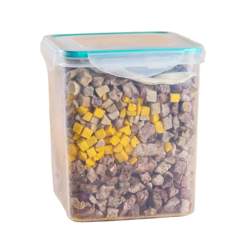Cat freeze-dried bucket salmon chicken quail duck beed meat freeze dried pet snacks