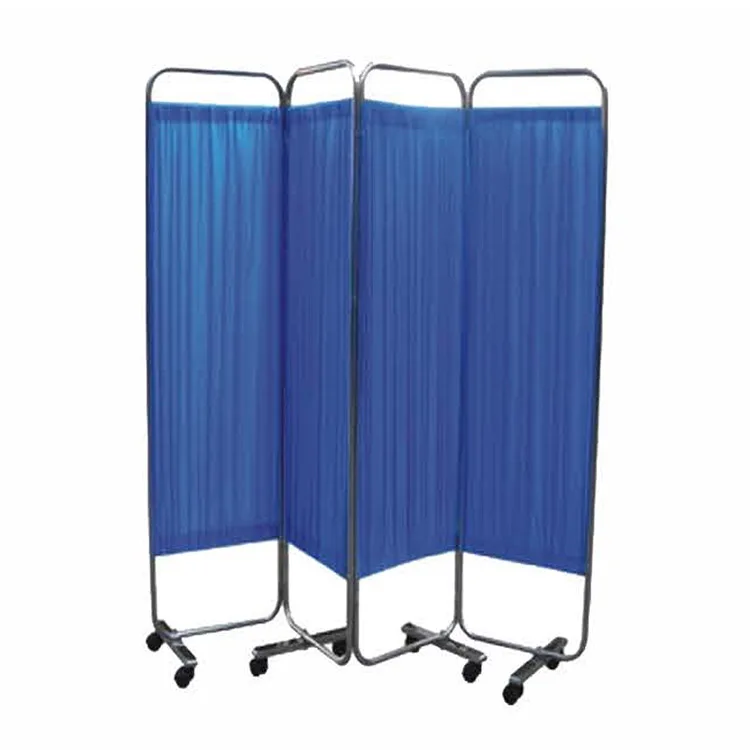 Factory Price Hospital Room Divider Privacy Portable Medical Ward Screen