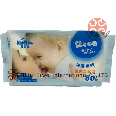Wet Wipes Manufacturer Directly Supply OEM ODM 80pcs Baby Wipes