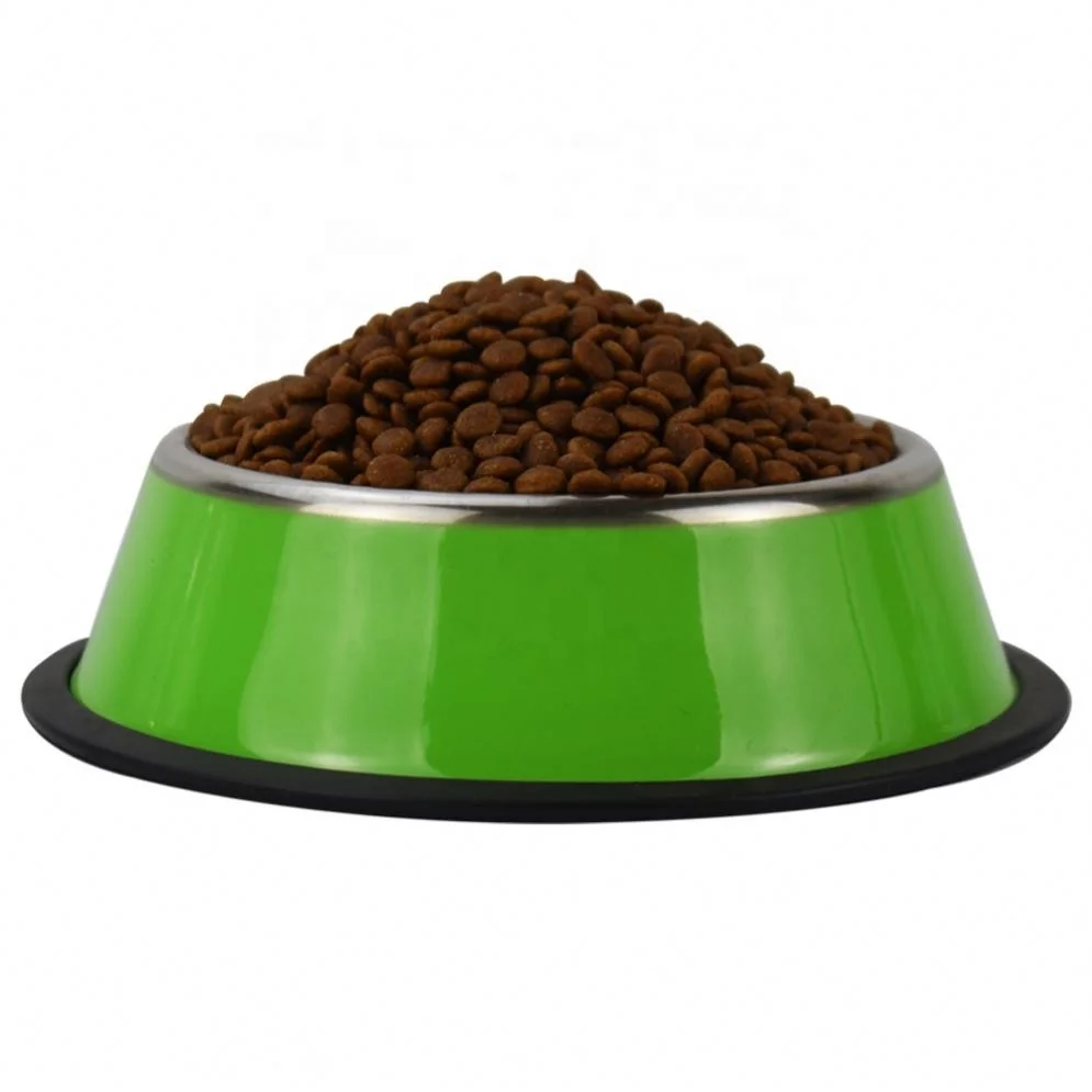 Customized color stainless steel pet bowl Anti slip slow feeder dog bowl water food bowl double stainless steel pet