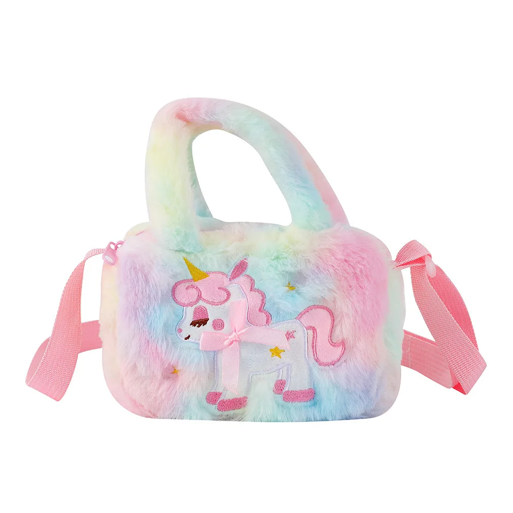 Unicorn Bag Girl Plush Crossbody Bag Cute Princess Mini Tote For Teenage Girls Exclusive Christmas And Birthday Gifts