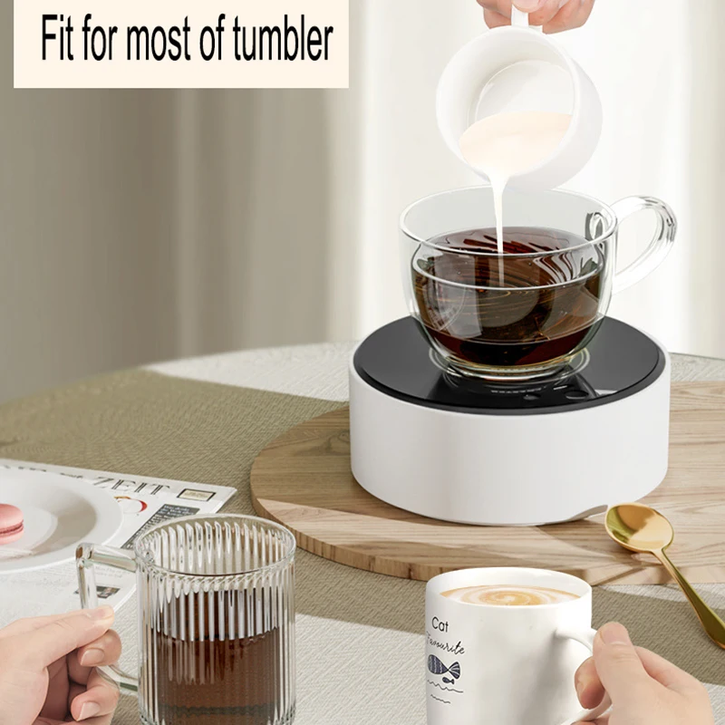 Magnetic Coffee Powder Mixer Stirrer Mini Stir Plate Self-Stirring for Lab Cooking Coffee Milk Red Wine Fit for Most Tumbler