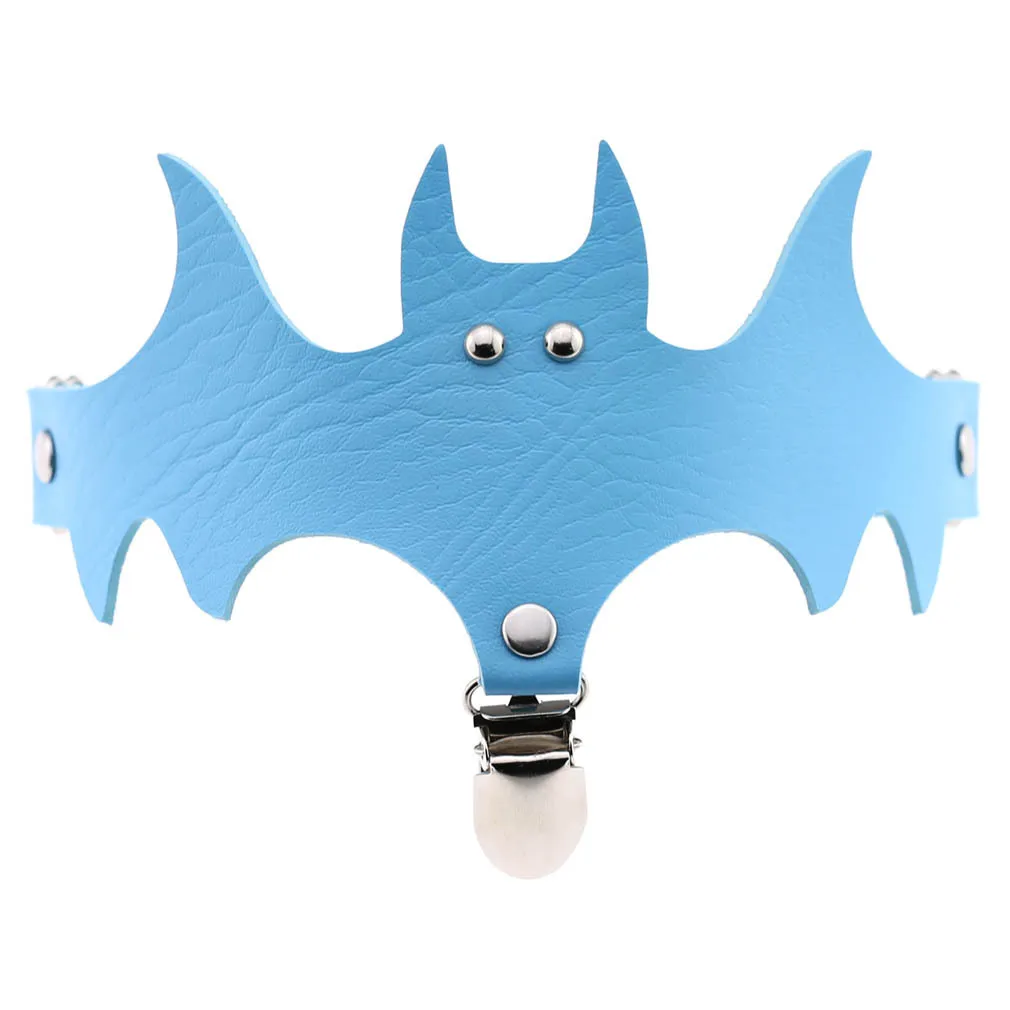 Genya Original character exaggerated Halloween Christmas leg decorations bat wings leather garter socks clip leg ring