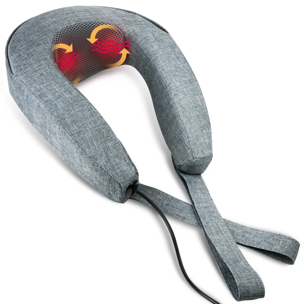 Electric Deep Tissue Shiatsu Neck and Back Massager with Heat