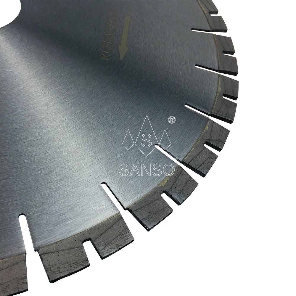 SANSO U Shaped Special Design Segmented Diamond Multi Tool Circular Flush Cut Saw Blades For Cutting Granite