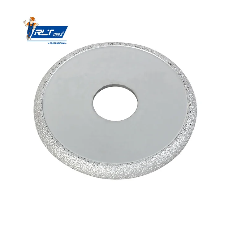 RLT Tools Vacuum Brazed Marble Granite Stone Ceramic Quartz Hand Use Abrasive Tools Profile Diamond Grinding Wheel