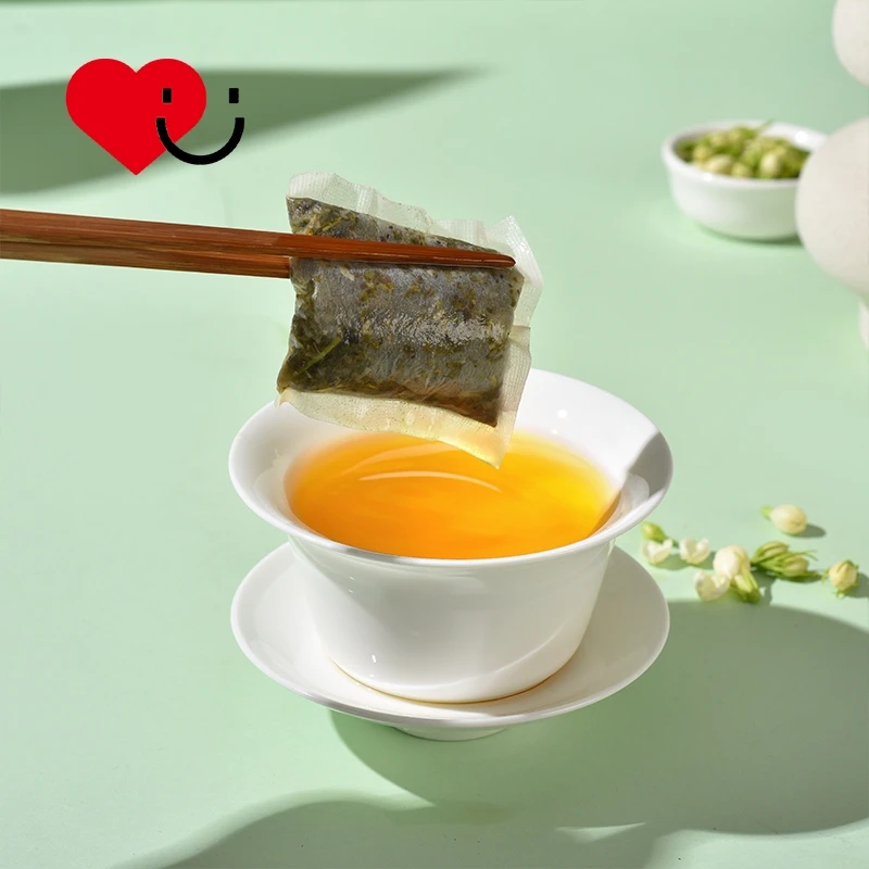The factory supplies jasmine tea bags that can be brewed hot and cold for export to Egyptian chain supermarkets