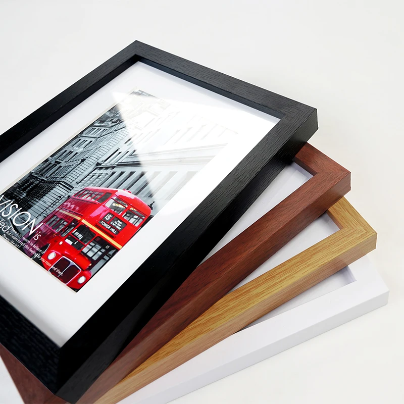 
High quality custom modern miniature wood mdf picture photo frame for home decor 