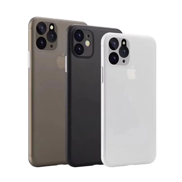 Матовый чехол для телефона, матовый полипропиленовый для iPhone 11, тонкий полипропиленовый чехол, силиконовый чехол, защитная задняя крышка для iPhone 12 pro, матовый