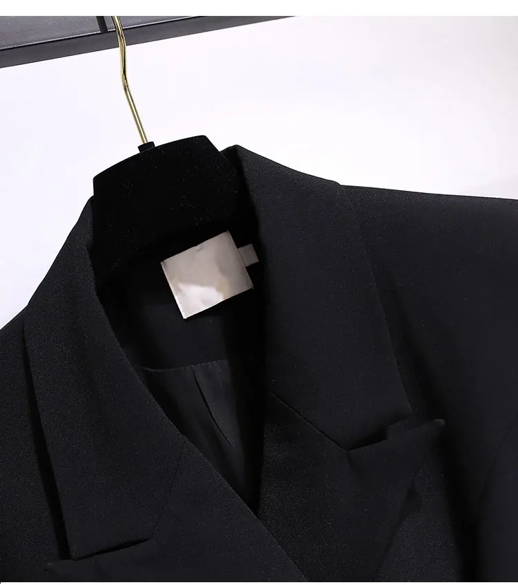 Wholesale Hot Sale Autumn Winter New Design Long Suit Coat Ol Slimming High Waist Lace Up Blazer Dress Fashion Long Suit Dress