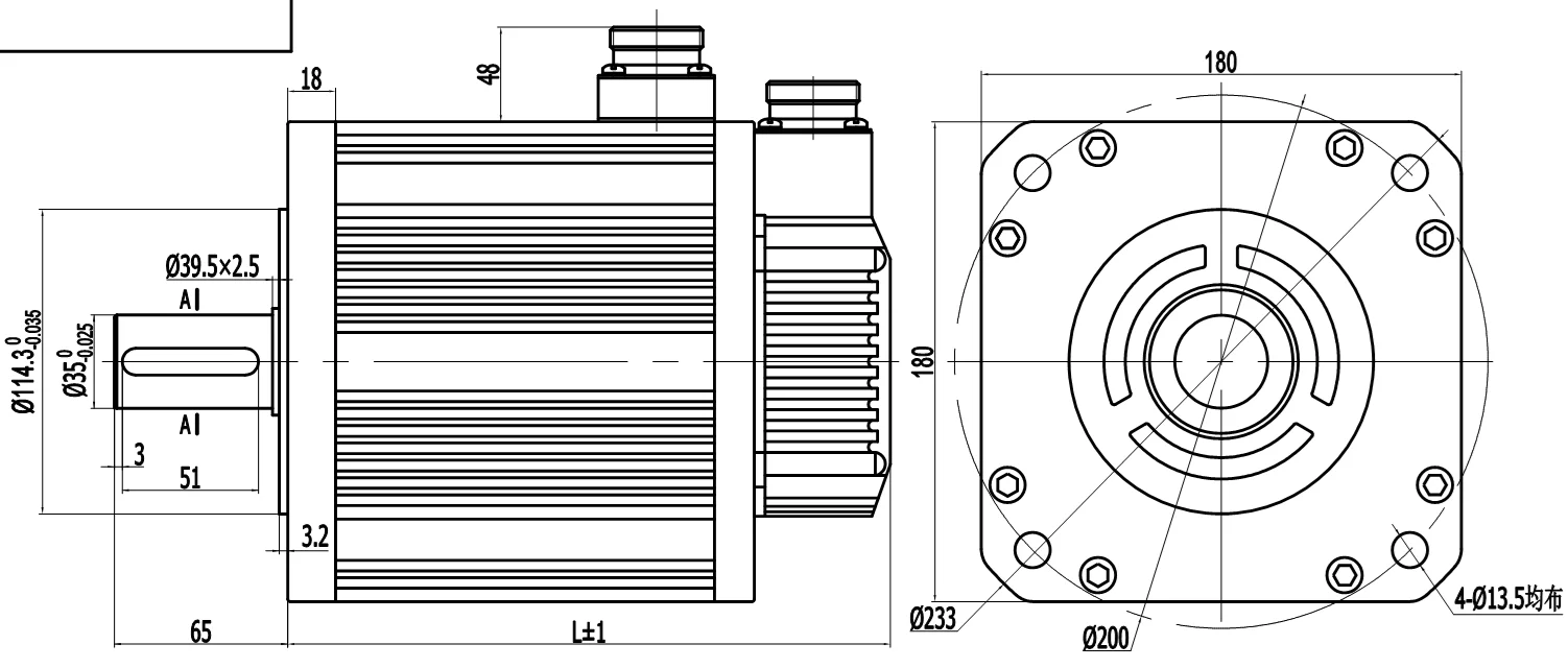 poles 220v 380v 24v 48v 750w 3kw 5kw cnc brushless servo motor 3 phase servomotor with driver