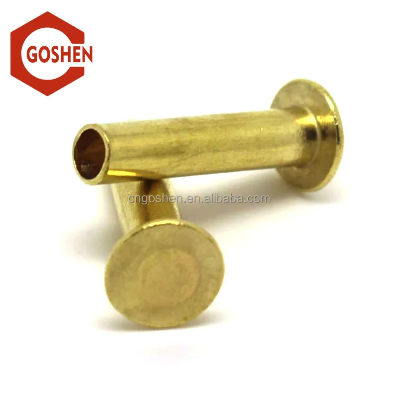 Table14 SAE J 492 латунь плоская головка заклепки Сделано в Китае
