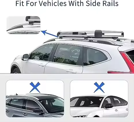 Silver Bike Aluminum Top Cargo Rack/Basket Car Roof Rack 4x4 Universal Car Roof Racks For volvo Toyota Prado Id4 Jeep Suv Cars