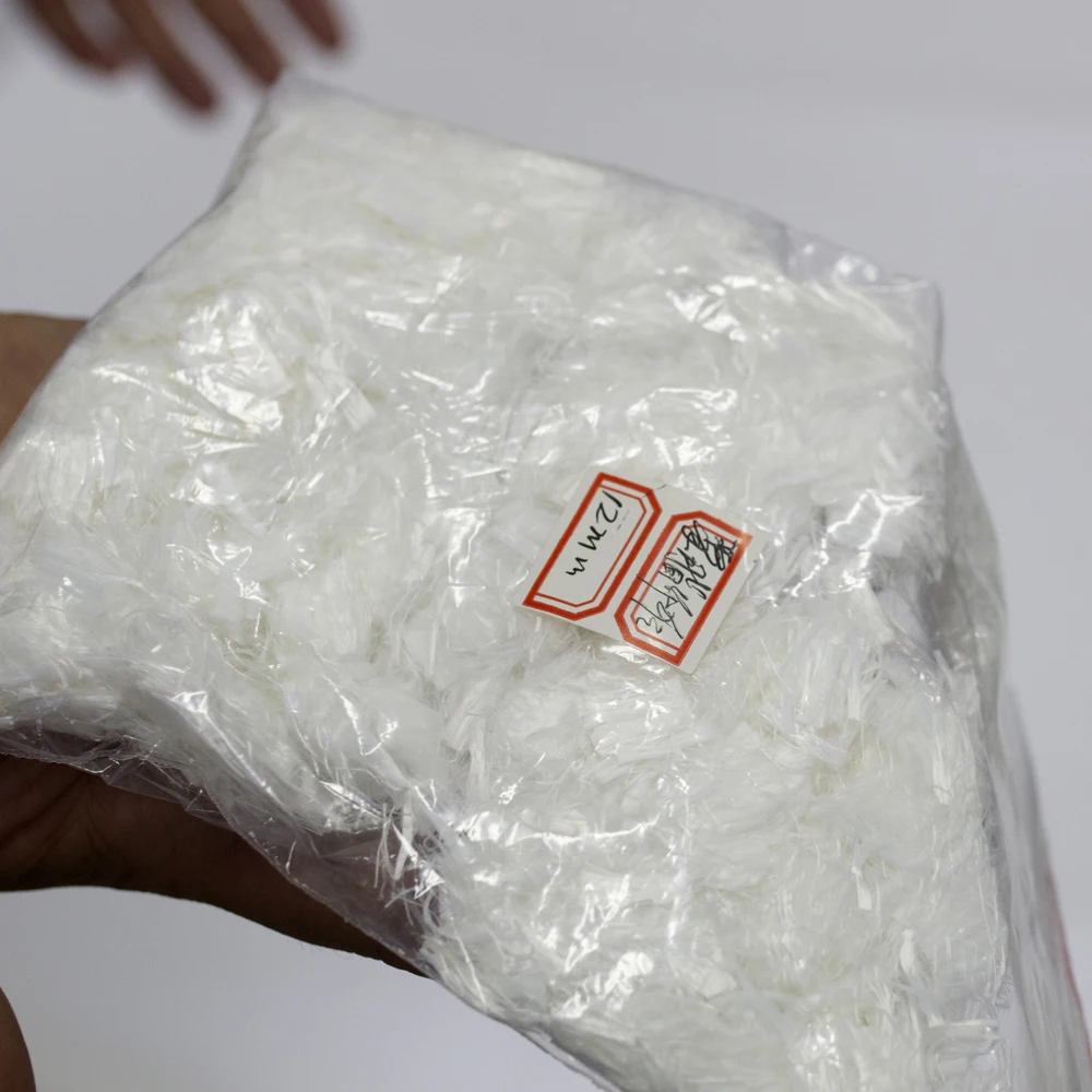 
SynHua-41 china factory price monofilament 12mm length white vrigin polypropylene fiber for concrete 