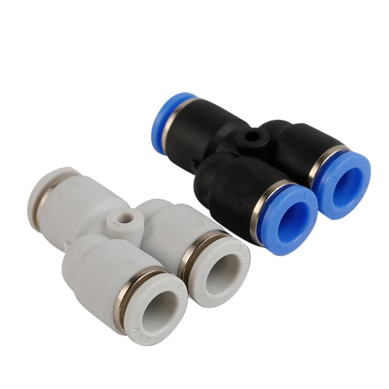 PY Series Connector Union Y Pneumatic Air Tube/Pipe Fittings