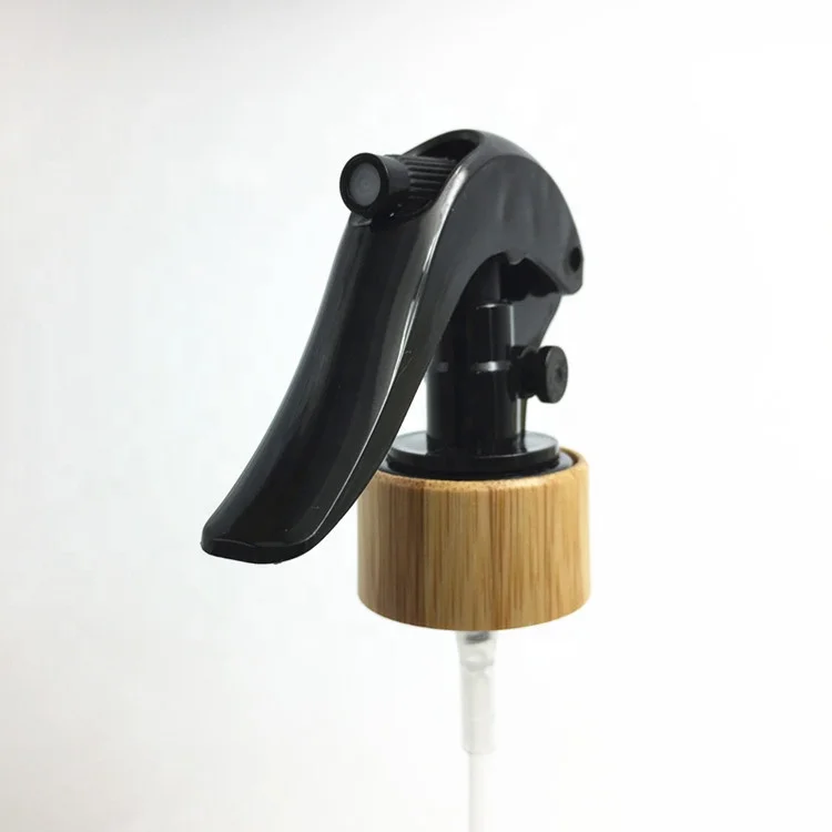 RUIPACK custom Bamboo closure hair care/personal care 24mm mini mist spray trigger pump