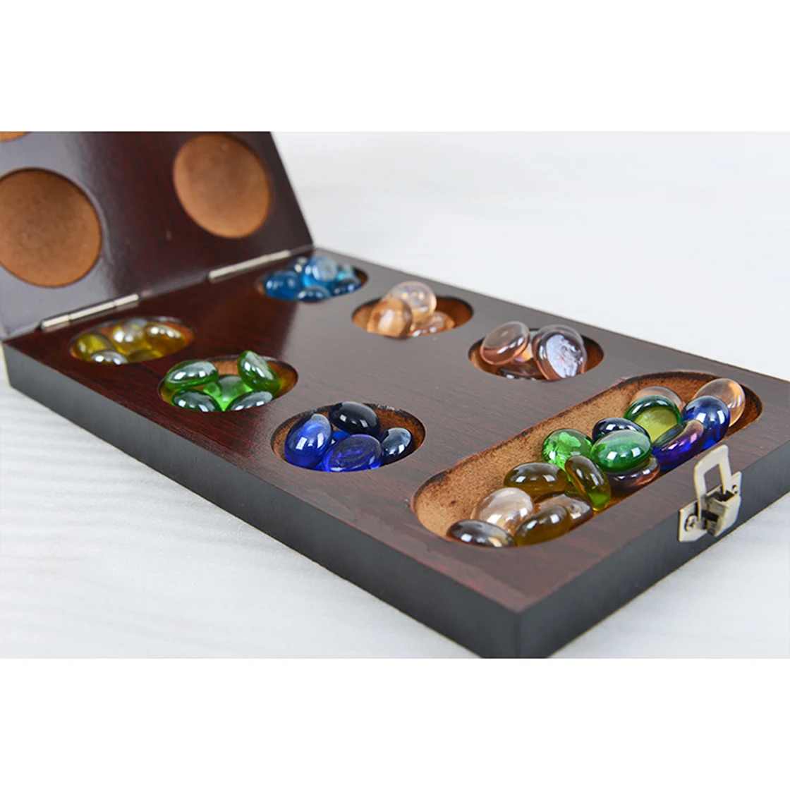 Marbles Portable Strategy Travel Game Mancala Folding Board Game