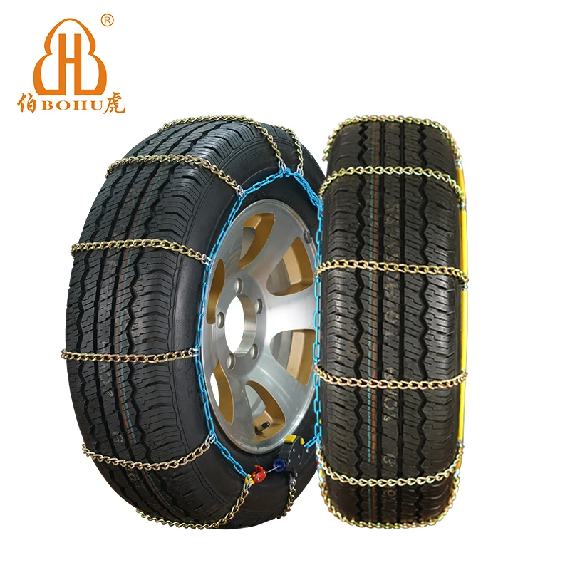BOHU 2022 new product easy grip snow chains suv snow chain One button automatic tightening tire chain