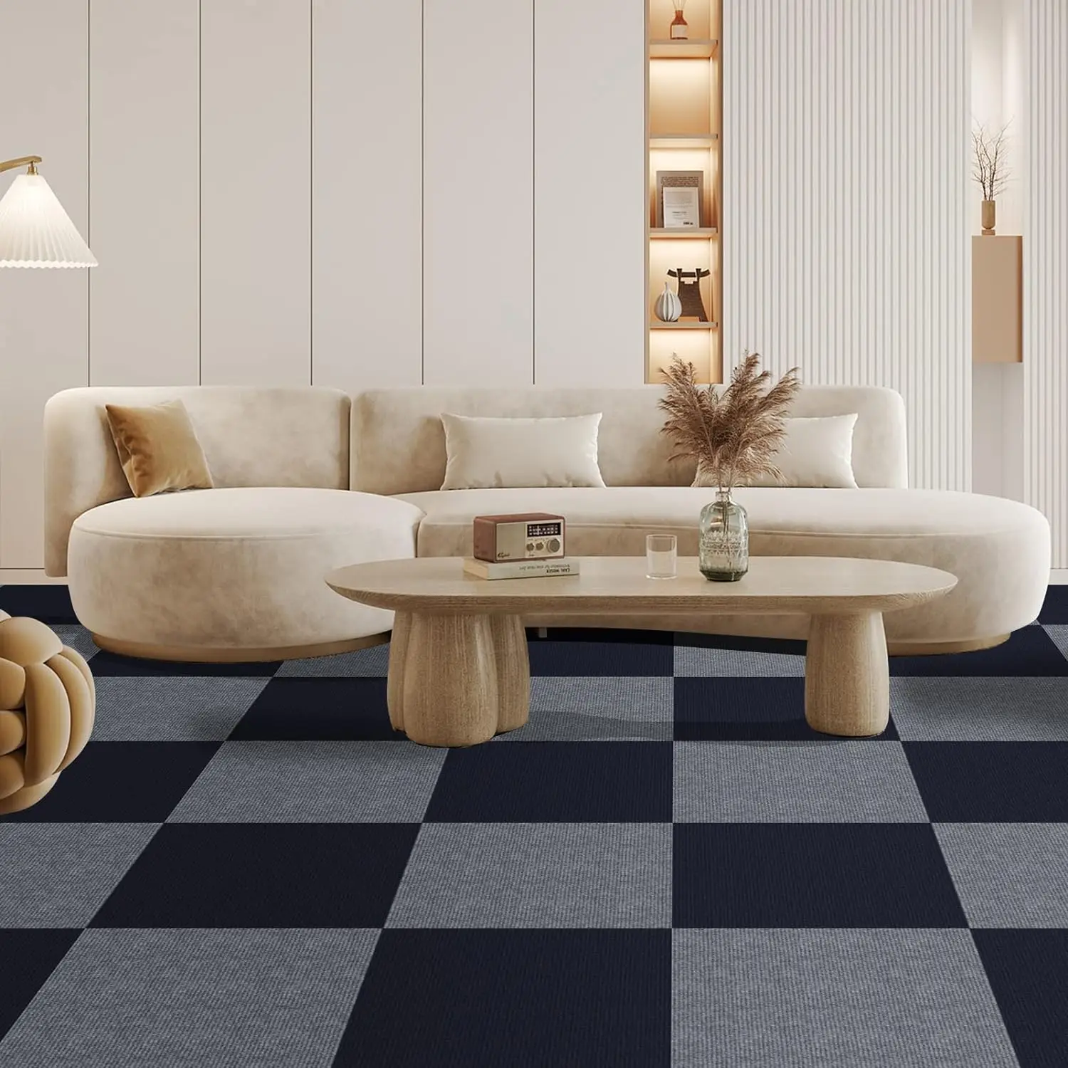 12 piece Quality Commercial Office Decorative Carpet Tiles Popular Fashion House Sound Insulation Carpet Tile For Floor
