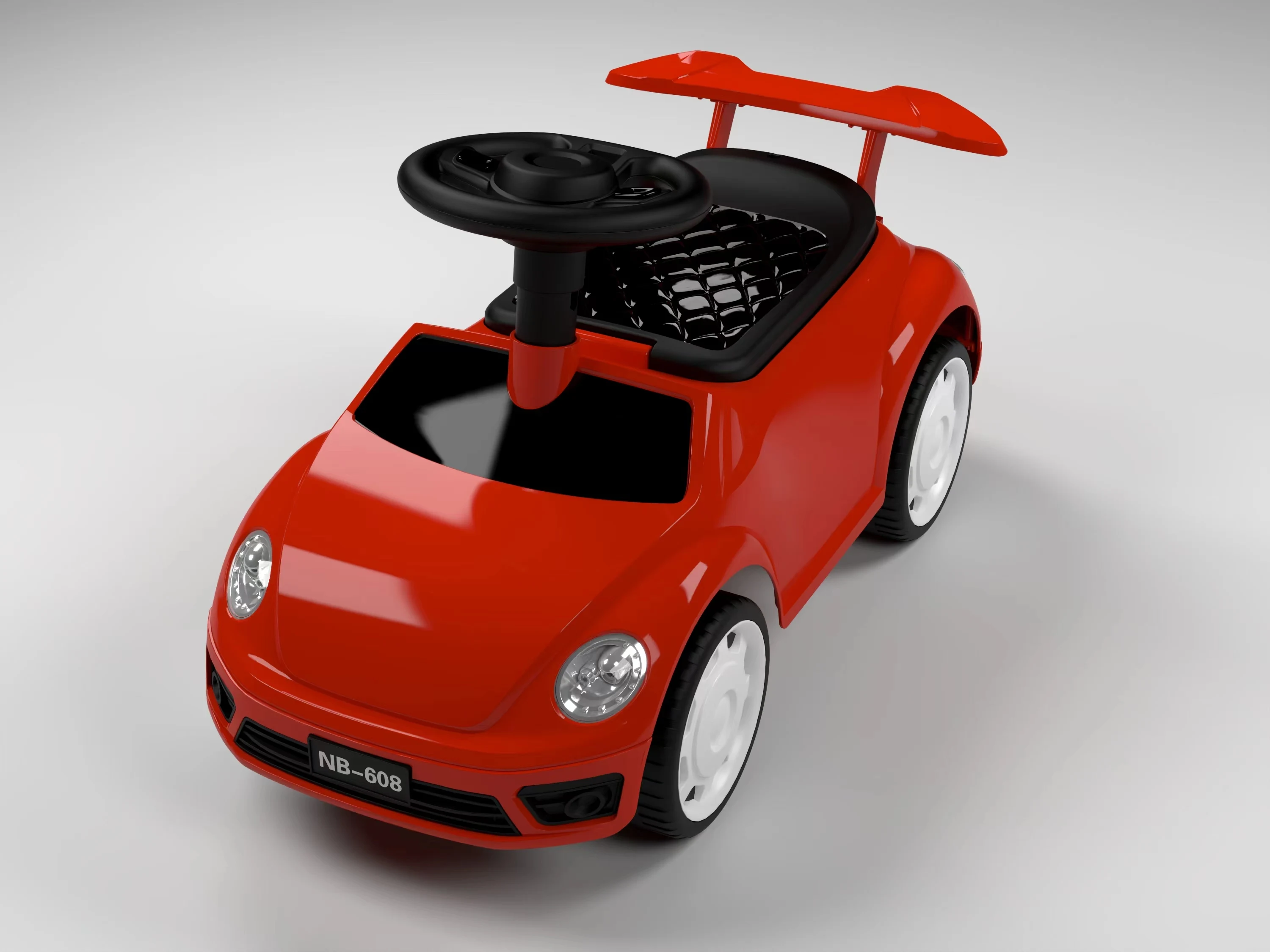 Wholesale cute remote control sliding baby car with safety design