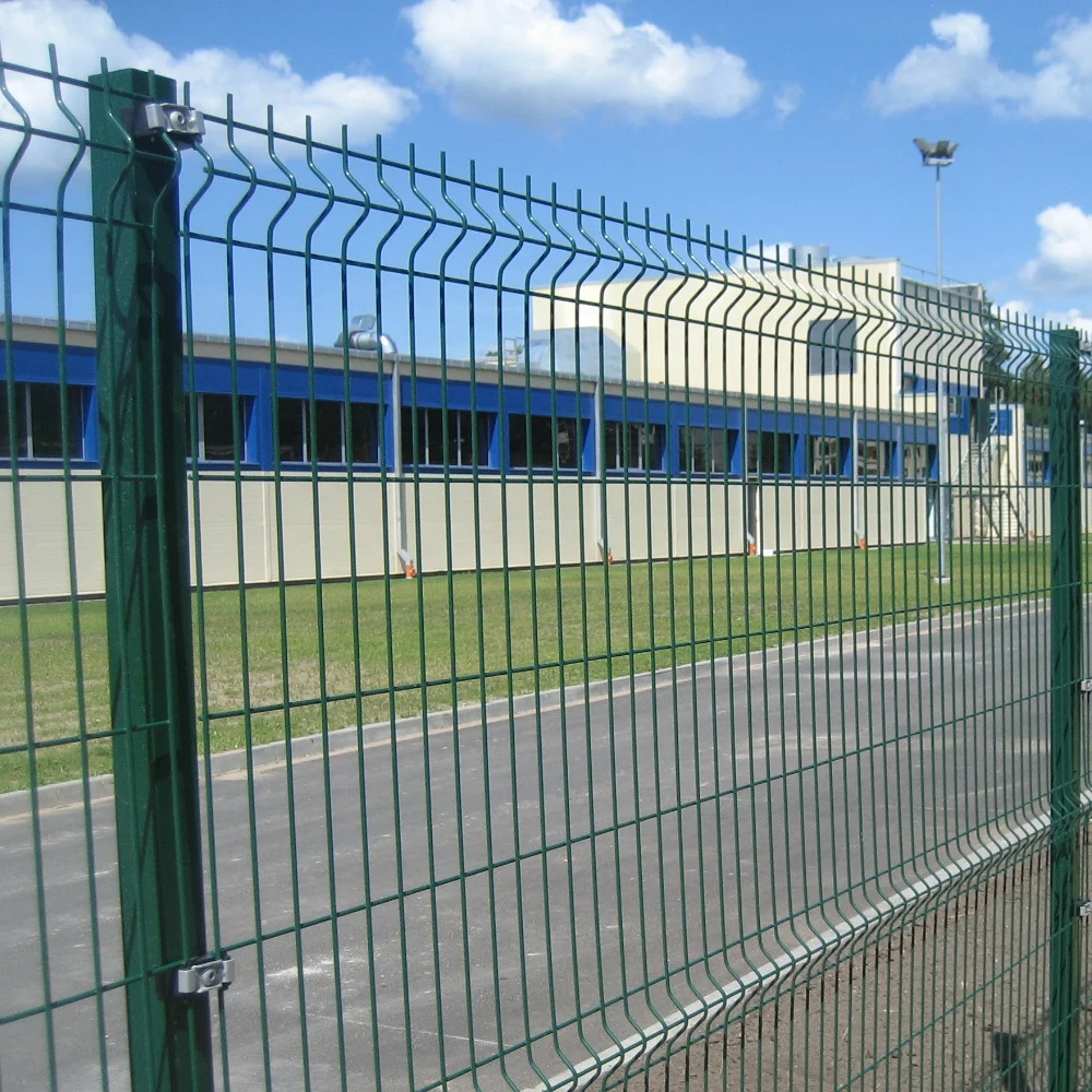 Iron Wire Mesh Fence Galvanized Welded Panel 2x2 Pvc Coated Mesh Panels Metal Steel Garden Fence Security Fences Powder Coated