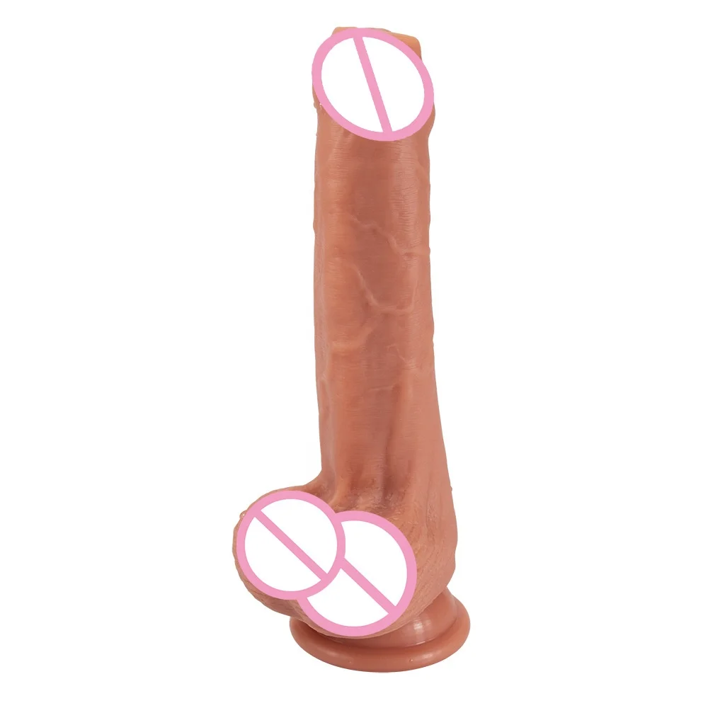 New Promotion Customized Available Dildo Double layer liquid silicone Sex Toys Sex Toys For Adults