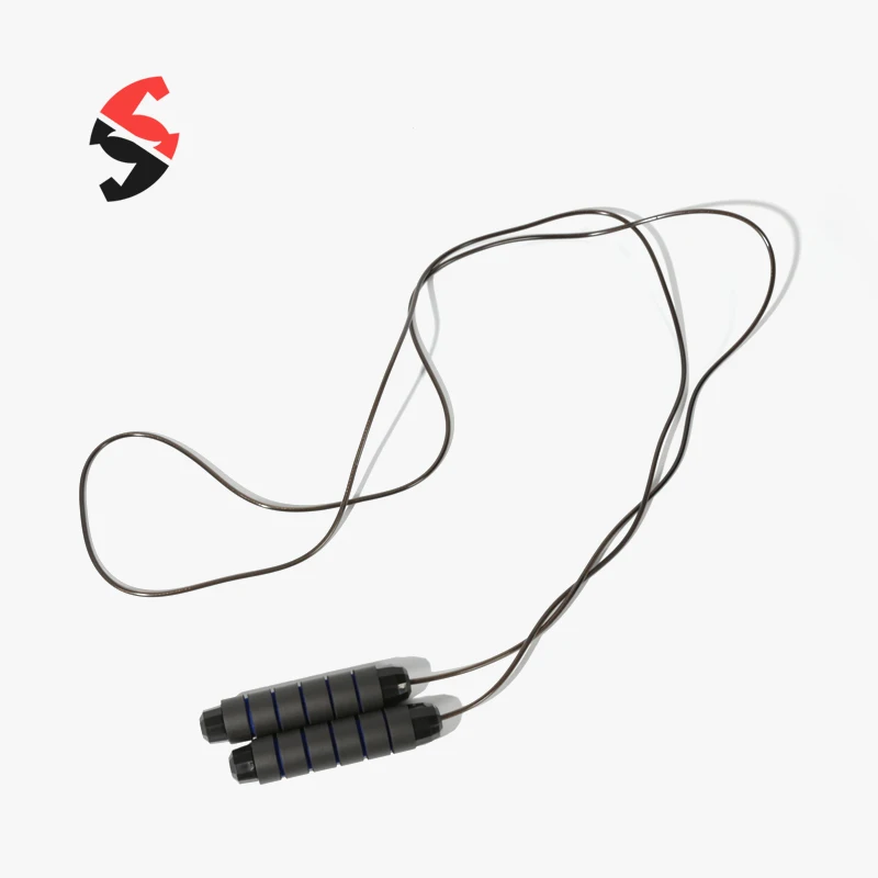 Adjustable Home Fitness Heavy Duty High Speed Jump Rope Skipping Rope With Ball Bearing