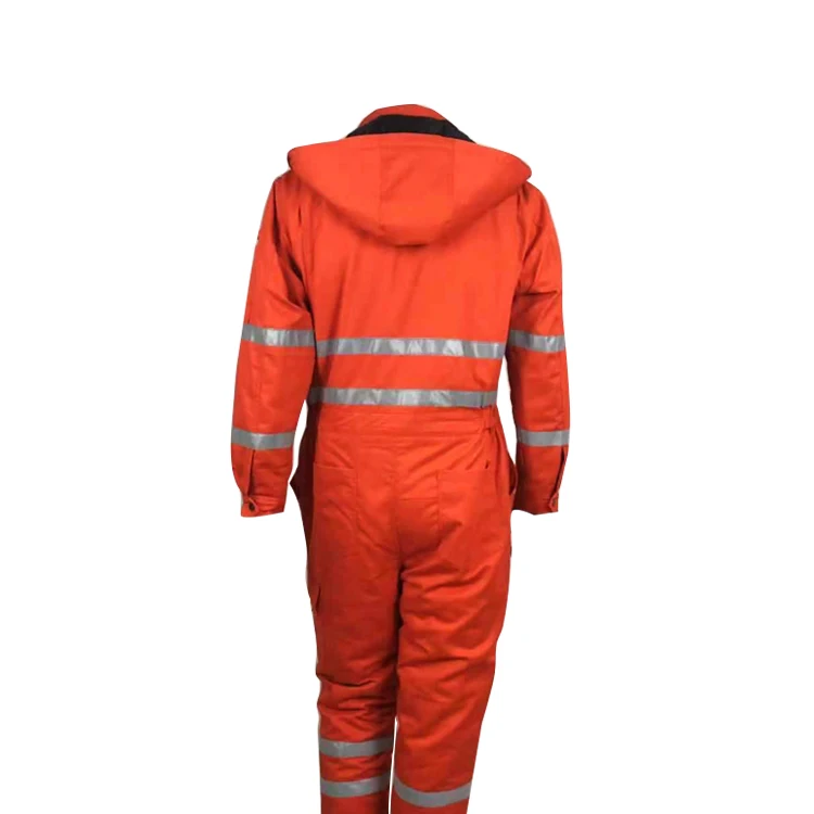 Men Outdoor Refinery Mining Winter Wear-resistant Cold Resistance Thicken Safety Hi Vis Work Clothes