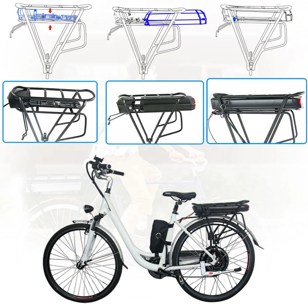 Комплект для переоборудования аккумуляторов для электровелосипеда, 36 В, 48 В, 10 Ач, 18650 Ач, 14 Ач