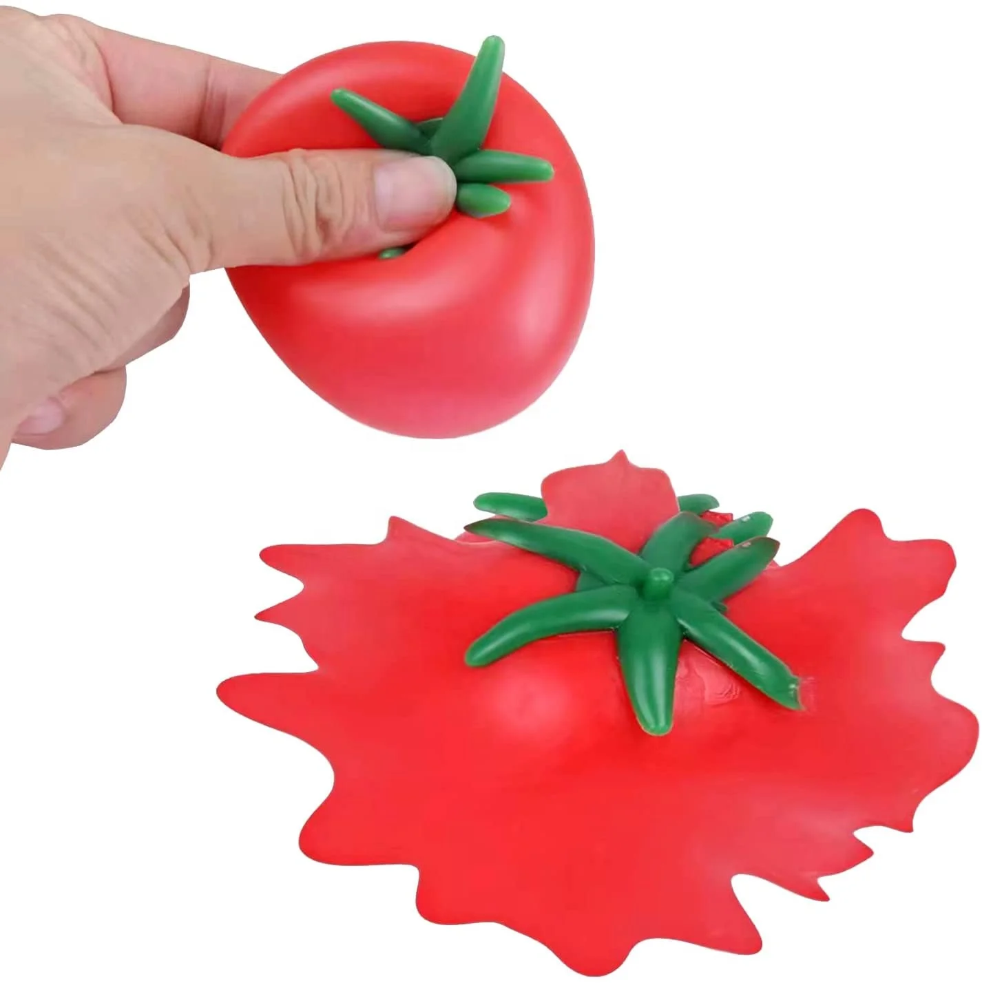 Manufacture Tomatoes Toy Squishy simulation Tomatoes Stress Relieve Tomato Vent Water TPR Ball Relieve Pressure Soft Fidget Toy