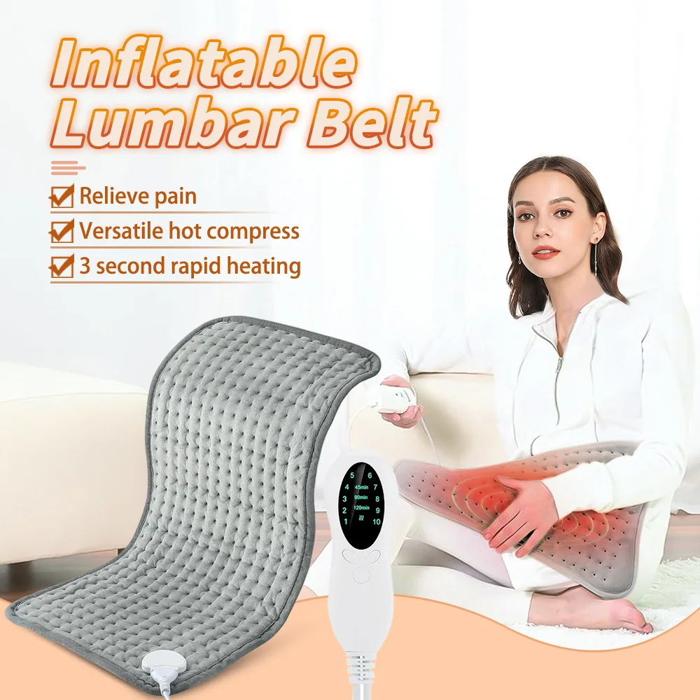 Electric Heating Pad Blankets For Home Physiotherapy 10-Level Small Heated Pad (Custom Logo Packaging Accepted)