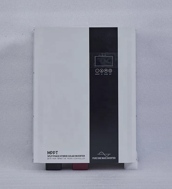 Low Frequency UPS backup inverter with AC charger MPPT hybrid solar split phase 48V inverter 5kw 5000w 120V/240V 110V/220V